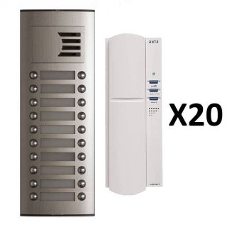 Auta 749790 Audio intercom Kit 20 Lines