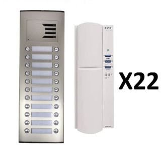 Auta 749792 Audio Intercom Kit 22 Lines
