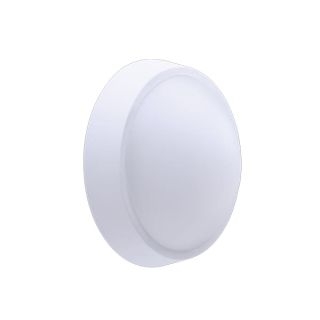 Ecolink LED Bulk Head Luminaire 20W 6500K, White Light, White Finish, 911401899480