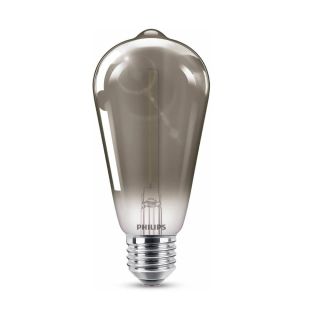 Philips Filament LED Bulb 11W, Warm ST64 E27 smoky ND RFSRT4