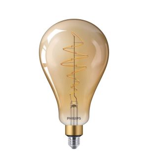Philips Filament LED Bulb 40W, Warm giant E27 A160 GOLD DIM, 929002983501