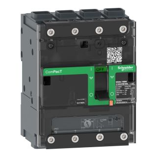 C11B6TM025L, Schneider Electric Circuit Breaker ComPacT NSXm B (25kA at 415VAC), 4 Poles 3d, 25A
