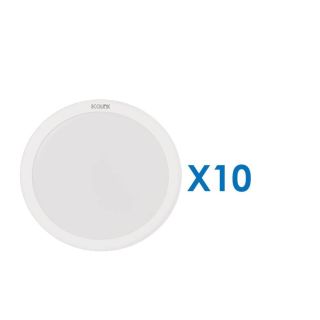 10 X Ecolink LED Recessed Downlight 24W, Warm (929003281937) + 5 Free
