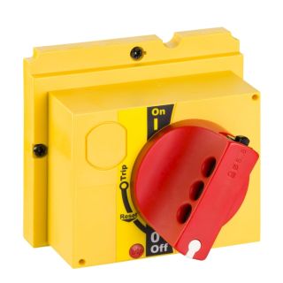 LV429339, Schneider Electric Direct Rotary Handle, Padlockable (Red)