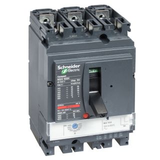 Compact NSX100H Circuit Breaker, 70kA at 415VAC, MA Trip Unit, 12.5A, 3 Poles, 3D