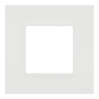 M3TB01_E2_WE, Cover frame, Miluz E, 2 gangs, square, white