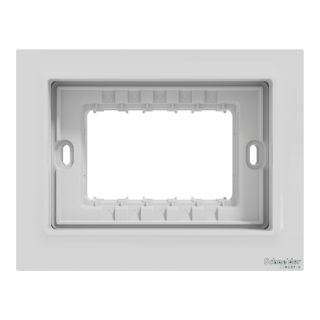 M3TB01_WP, Schneider Electric Weather Proof Box, Miluz E, 3 Gang, White