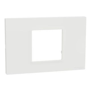 M3TB02_WE, Cover frame, Miluz E, 2 gang, white