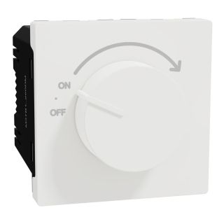 Schneider Electric Dimmer, Miluz E, Rotary Knob, Mechanism, White, M3TB1_250DM