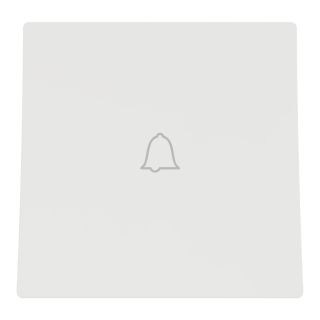 Schneider Electric Doorbell Switch, Miluz E, 10A, 250V, 2 Module, White, M3TB31_BP_2M