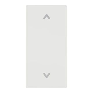 M3TB31_ROL, Roller blind switch, Miluz E, 10A, 250V, 1 Module, White