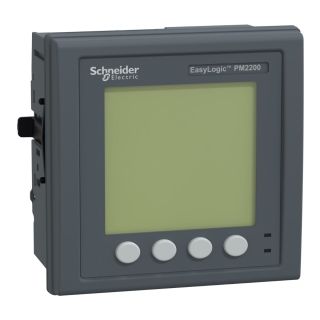 METSEPM2210, شنايدر إليكتريك جهاز قياس الطاقة والقوة EasyLogic PM2210، متوافق كليًا، شاشة LCD، نبضي، الفئة 1