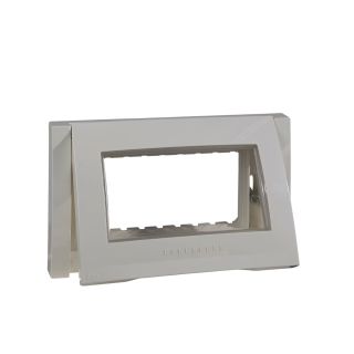 Schneider Electric Unica Plus, Cover Frame (fix. frame), 1 gang, 4M, Ivory/Ivory, MGU11.104.25