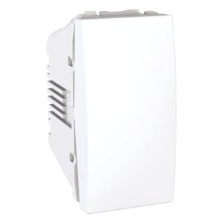 Schneider Electric Unica, Rocker Switch, Intermediate, 10 Ax 250 Vac, 1 M, White (MGU3.105T.18)