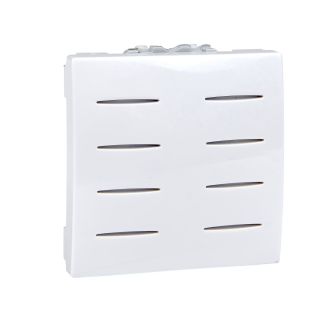 Schneider Electric Unica Buzzer, 230V AC, 2M, Clip-in, White (MGU3.785.18)