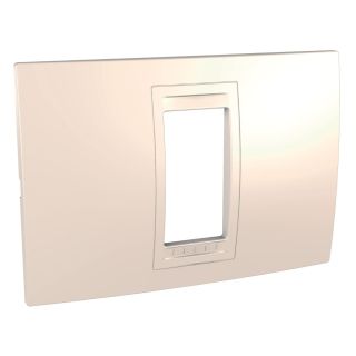 Schneider Electric, Unica Allegro, Cover Frame, 1 Module, Ivory, MGU4.101.25