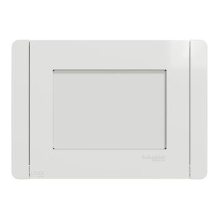 Schneider Electric Unica Plus, Cover Frame (fix. frame) - 1 gang - 3M, White, NU055318