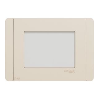 Schneider Electric Unica Plus, Cover Frame (Fix. Frame), 1 Gang, 3M, Ivory/Ivory, IP55, NU055344