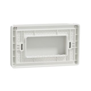 Unica Studio 1-Gang Cover Frame, White, NU055418