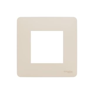 NU200244, Schneider Electric Unica Studio Cover Frame 1 Gang, 2 Modules, Beige