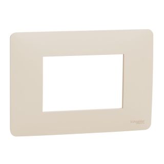 New Unica Studio Cover Frame 3 modules Beige, NU210344