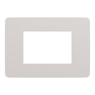 Unica Studio Cover Frame 1 gang, 3 modules, Light Grey, NU270324