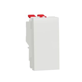 New Unica Intermediate Switch, 10AX, 1 Module, Screwless, IP4X, White, NU310518