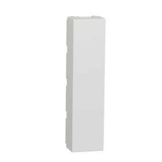 NU986418, Schneider Electric New Unica 2x Blind Cover Plate for 0.5 Module, White