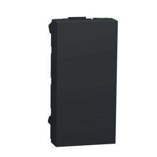 NU986554, Schneider Electric, Unica Top/Class, Blind Cover Plate, 1M, Anthracite