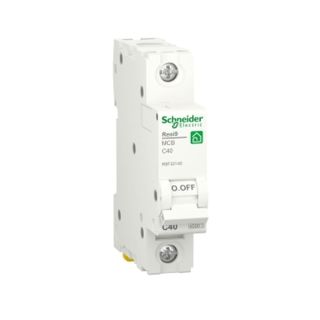 R9F32140, Schneider Electric Resi9 Miniature Circuit Breaker (MCB), 1P, 40A, C Curve, 4500A, IEC/EN 60898,1