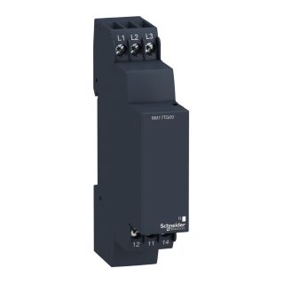RM17TG00, Schneider Electric Harmony Control Relay - Modular 3-Phase Supply Control Relay, 5A - 1CO - 208-480V AC