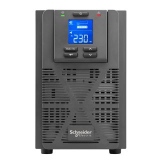SRVS2KI, Schneider Electric 2000VA Easy UPS 1 Ph On-Line, Tower, 230V, 4x IEC C13 outlets, Intelligent Card Slot, LCD