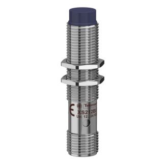 XS212BLNAM12, Telemecanique Inductive sensor XS2 M12, L55mm, brass, Sn4mm, 12..24VDC,M12