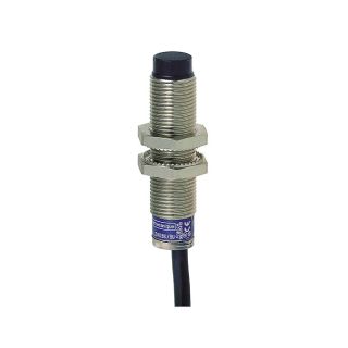 XS612B4PAL2, Telemecanique Inductive Proximity Sensors XS, Inductive Sensor XS6 M12, L54mm, Brass, Sn7mm, 12...48 VDC, Cable 2 M