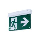 911401587243, Philips Emergency Mounted  Light LED Exit Sign with R & L legend