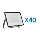 40 X Ecolink LED Flood Light, 10W 6500K, White Light (911401800485) + 10 free