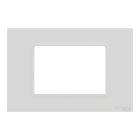 Cover Frame, Miluz E, 3 gang, Aluminium, M3TB03_ALU