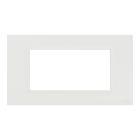 Schneider Electric Cover frame, Miluz E, 4 Gang, White, M3TB04_WE