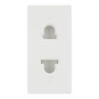 M3TB426_US, Schneider Electric Universal Socket, Miluz E, 16A, 250V, 2 Pin, 1 Module, White