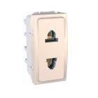 Schneider Electric, Unica, 1 S.O. 2P, EU/US, 1M, Ivory (MGU3.020.25)