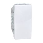 Schneider Electric Unica, Rocker switch, intermediate,10 AX 250 VAC, 1M, White