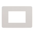 Unica Studio Cover Frame 1 gang, 3 modules, Light Grey, NU270324