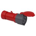 PKF32M434, Schneider Electric Pratika Wander Socket, Straight, 32A, 3P + E, 380-415V AC, IP44