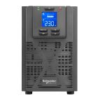 SRVS2KI, Schneider Electric 2000VA Easy UPS 1 Ph On-Line, Tower, 230V, 4x IEC C13 outlets, Intelligent Card Slot, LCD