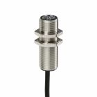 XS118BHNBL2, Telemecanique Inductive sensor XS1 M18, L53mm, brass, 8mm, 12..24VDC, cable 2m