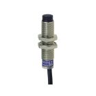 XS612B4PAL2, Telemecanique Inductive Proximity Sensors XS, Inductive Sensor XS6 M12, L54mm, Brass, Sn7mm, 12...48 VDC, Cable 2 M